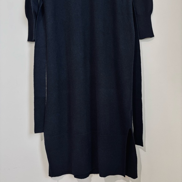 Charter Club New/tag luxury cashmere black johnny collar pullover sweater dress - Picture 9 of 16